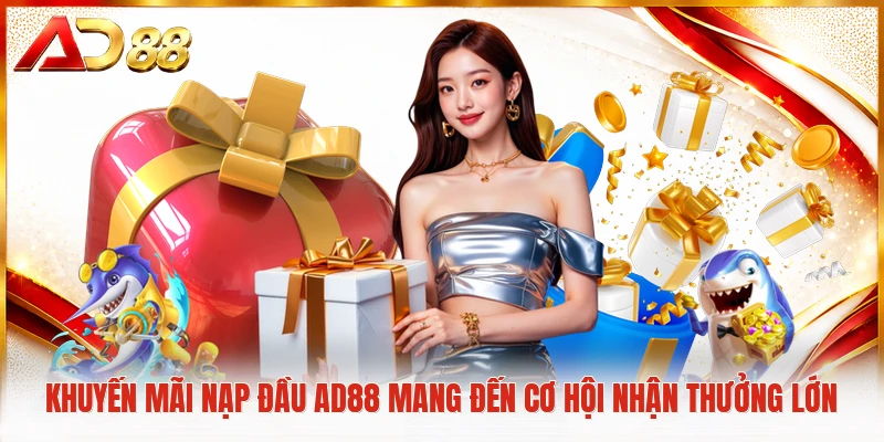 Khuyến Mãi Nạp Đầu AD88 Mang Đến Cơ Hội Nhận Thưởng Lớn Khuyến mãi nạp đầu AD88